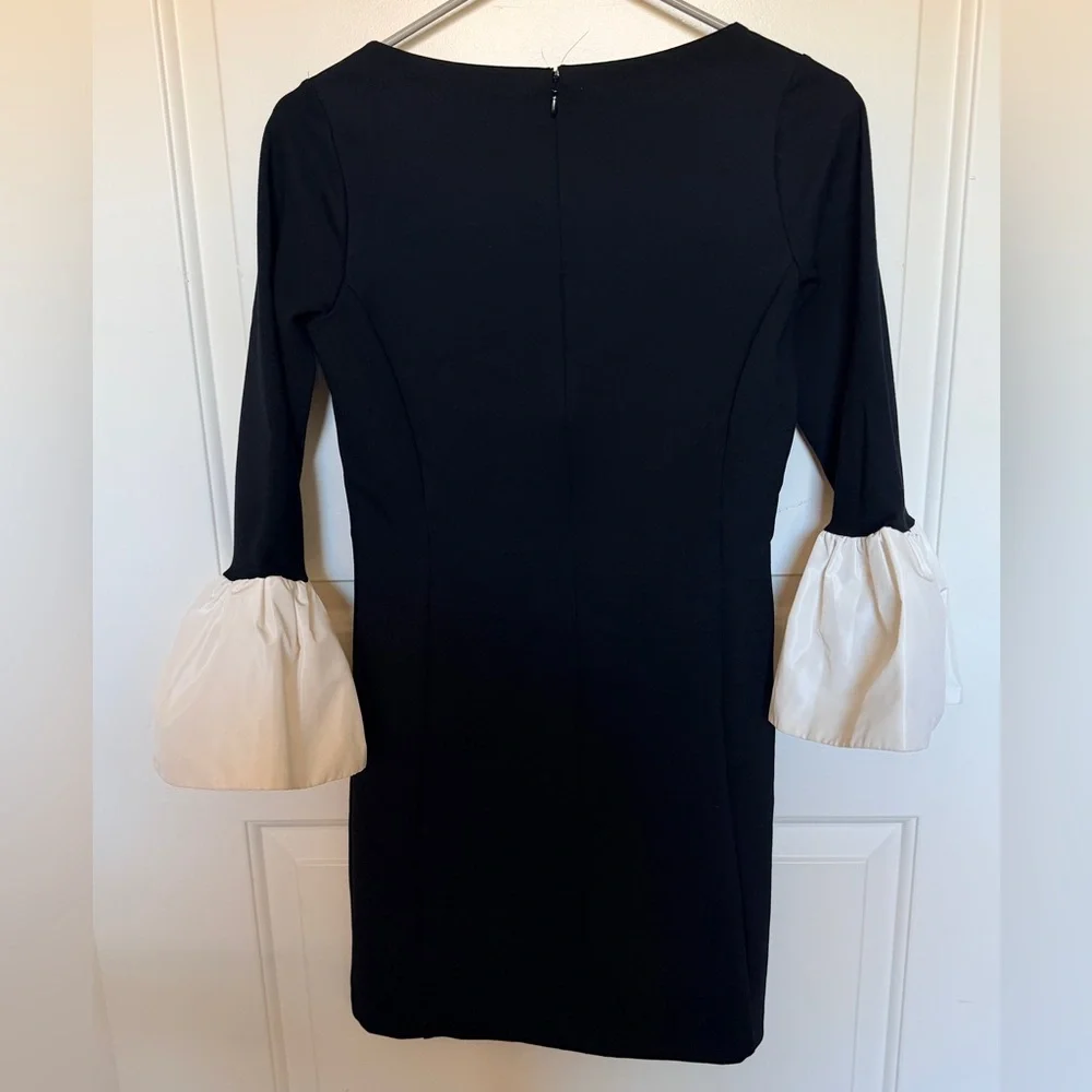 NWT LOFT Flounce Cut Ponte Mini Dress - XSP - Picture 6 of 6